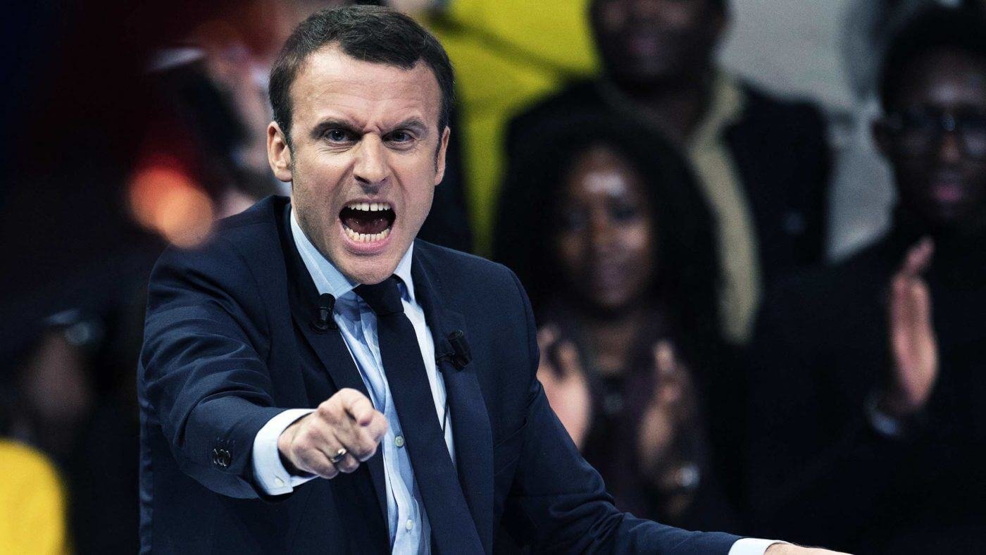 macron angry