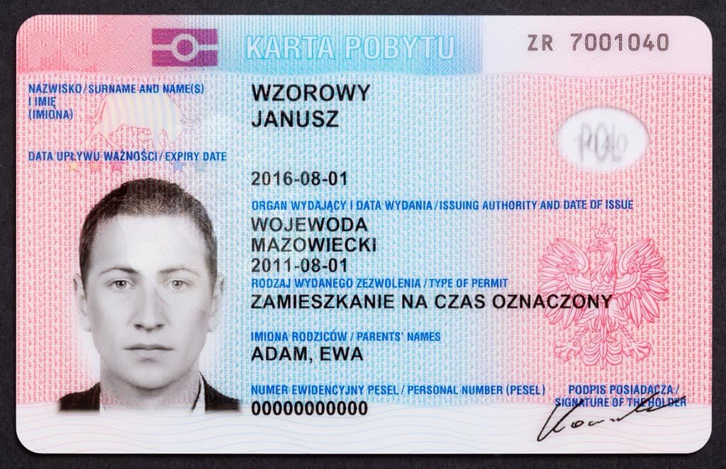 Residence Card Temporary Residence Permit AtoZ Serwis Plus 